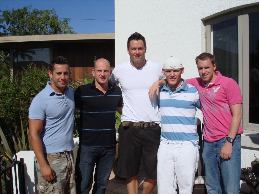 Making new friends Tony and Lucas